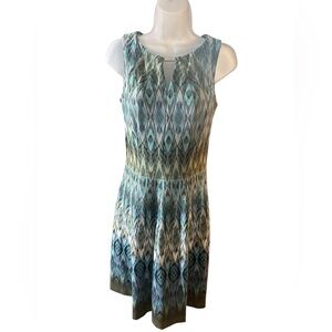 Gabby Skye Elegant Multicolor Sleeveless Summer Dress